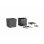 Macetero LECHUZA Cube Cottage 30 Autorriego Granito Gris 30x30x30 cm