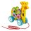 Brinquedo de Puxar ANDREU Toys Girafa Multicolor 2 anos