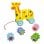 Brinquedo de Puxar ANDREU Toys Girafa Multicolor 2 anos