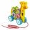 Brinquedo de Puxar ANDREU Toys Girafa Multicolor 2 anos