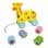 Brinquedo de Puxar ANDREU Toys Girafa Multicolor 2 anos