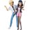 Pack 2 Poupées Articulées Bandai Miraculous 26 cm Marinette Adrien Vêtements Kwami