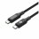 Câble USB C Celly 2 m Charge Rapide 100W Noir