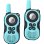 Walkie Talkie Infantil 1 km 16 Canais Ecrã LCD Modo Kid-Zone Recarregável USB
