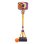 VTech Panier de basket interactif ajustable 3 modes de jeu écran LED 108-141 cm