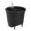 Inserto Autoannaffiante Elho Ø33 cm Nero per Vasi d'Interno - Plastica 100% Riciclata
