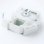 Nastro etichette DYMO D2 6mm poliestere bianco 10 m