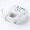 Nastro etichette DYMO D2 6mm poliestere bianco 10 m