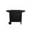 Barbacoa de gas Grill Garden negra con tapa protectora, encendido piezo, 3-4 quemadores