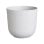Vaso da interno Elho Jazz Rond 35x34,5x32 cm bianco opaco texture rombi riciclato impermeabile
