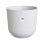 Vaso da interno Elho Jazz Rond 35x34,5x32 cm bianco opaco texture rombi riciclato impermeabile