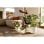 Vaso da interno Elho Jazz Rond 35x34,5x32 cm bianco opaco texture rombi riciclato impermeabile