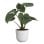 Vaso da interno Elho Jazz Rond 35x34,5x32 cm bianco opaco texture rombi riciclato impermeabile