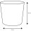 Macier Poétic Element Conique 100 L Gris Antracite Plastique Recyclé