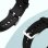 Bracelet Sport Avizar pour Huawei Watch Fit 2 Silicium Noir 20 mm