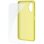 Hülle SPC Wuum One Protection Pack Silikon Gelb mit Panzerglas für SPC Wuum One