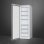 Congelador vertical Smeg FF18EN3HX 280L acero inoxidable Clase E