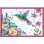 Kit Pintura por Números Ravensburger Creart Kids Colibrí y Flores Exóticas 31x21 cm