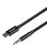 Cavo Audio Savio CL-187 USB-C a Jack 3,5 mm 1 m Nero