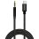 Cavo Audio Savio CL-187 USB-C a Jack 3,5 mm 1 m Nero