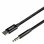 Cavo Audio Savio CL-187 USB-C a Jack 3,5 mm 1 m Nero