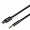 Cavo Audio Savio CL-187 USB-C a Jack 3,5 mm 1 m Nero