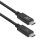 USB-Kabel ACT AC7431 USB4 20 Gbps 240 W zertifiziert 1 m Schwarz