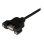 USB-A 2.0 Panelmontage-Kabel StarTech.com 91 cm Schwarz