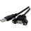 USB-A 2.0 Panelmontage-Kabel StarTech.com 91 cm Schwarz