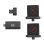 Micrófono JBL EasySing Mics inalámbrico con batería integrada y control por botones