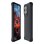 Funda para móvil Mobilis Spectrum_R Polímero Negra Antibacteriana y Antigolpes para Motorola Edge 50 Neo