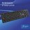 Teclado IGGUAL CK-STANDARD-105T com fios USB completo QWERTY preto