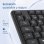 Teclado IGGUAL CK-STANDARD-105T com fios USB completo QWERTY preto