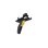 Punho com Gatilho Zebra TC21/TC26 Preto Amarelo