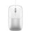 Ratón Satechi Slim LX USB-C 1200 DPI Argent Blanc Ergonomique Ambidextre