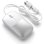 Ratón Satechi Slim LX USB-C 1200 DPI Argent Blanc Ergonomique Ambidextre