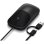Ratón Satechi Slim LX USB-C Filaire 1200 DPI Noir Space Black