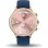 Gravity GT5-6 Bluetooth 1,32" Rose Gold Cinturino M/L IP68 Misuratore Pressione Cardio