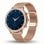 Gravity GT5-5 Bluetooth 1,32" Rose Gold Bracelet Acier Silicone IP68 Tensiomètre