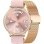 Gravity GT5-5 Bluetooth 1,32" Rose Gold Bracelet Acier Silicone IP68 Tensiomètre