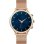 Gravity GT5-5 Bluetooth 1,32" Rose Gold Bracelet Acier Silicone IP68 Tensiomètre