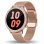 Gravity GT5-5 Bluetooth 1,32" Rose Gold Bracelet Acier Silicone IP68 Tensiomètre
