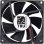Refrigeración aire Tru Components 80 mm 3600 RPM TC-MX8025 silencioso