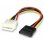 Cable d'alimentation SATA PremiumCord 15 cm adaptateur PC