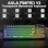 Tastiera Aula F98 Pro meccanica wireless trasparente RGB Hot-swappable
