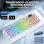 Teclado Aula F98 Pro mecánico inalámbrico RGB Hot-Swap con pantalla OLED