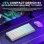 Teclado Aula Hero 84 HE Hall Effect Magnético 75% Compacto RGB Hot-Swappable
