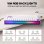 Teclado Aula Hero84 HE Magnético 75% Compacto RGB Hot-swappable