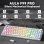 Clavier Autrucker F99 Pro sans fil silencieux RGB Hot-swap Gasket 8000mAh PBT