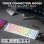 Clavier Autrucker F99 Pro sans fil silencieux RGB Hot-swap Gasket 8000mAh PBT